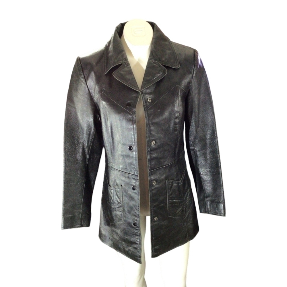 Vintage Wilson’s Maxima 100% leather  Y2K Woman's Jacket size small no belt